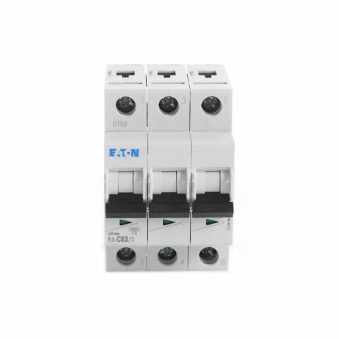 EATON 286607 MİNYATÜR DEVRE KESİCİ - 6KA - C EĞRİSİ - 3X63A