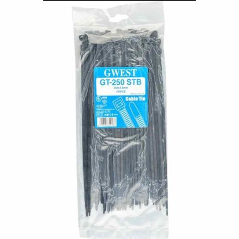 GWEST GT 250 STB (100 ADET) 250X4.8MM SİYAH KABLO BAĞI
