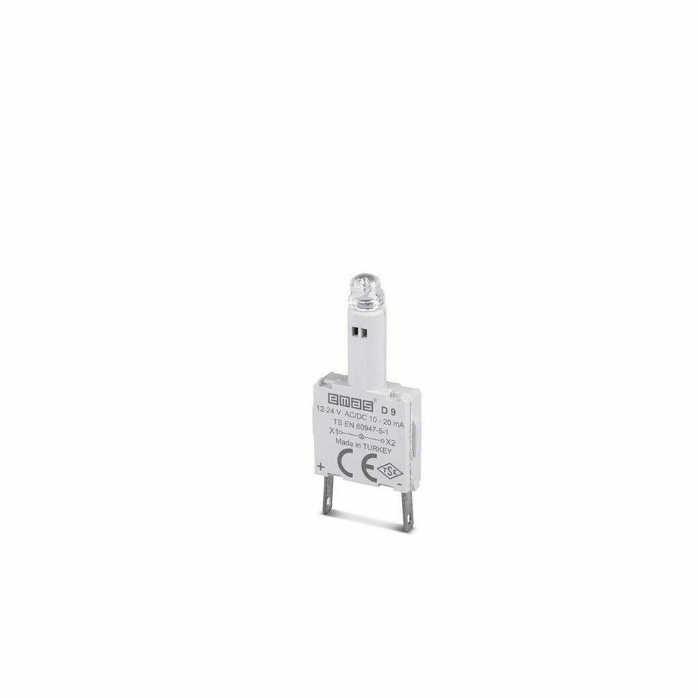 EMAS D9 D LEDLİ KONTAK BLOK YESIL