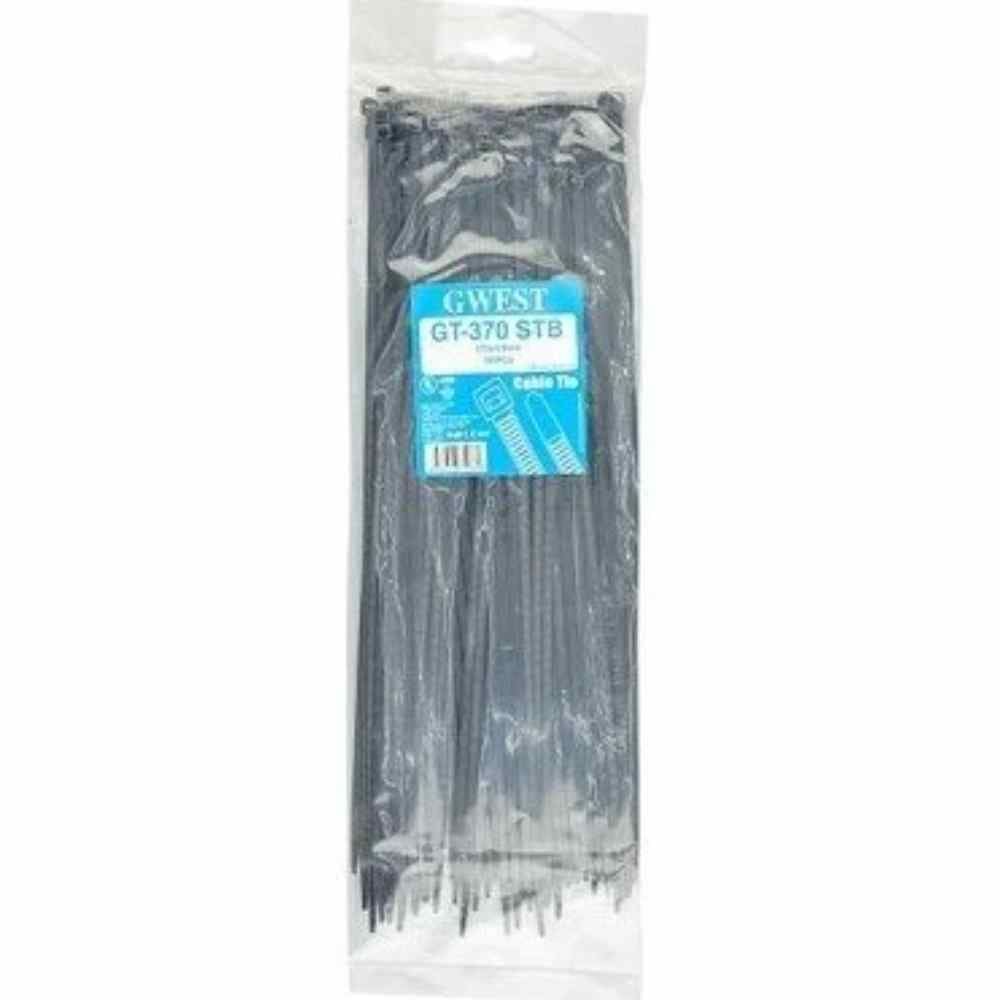 GWEST GT 370 STB (100 ADET) 370X4.8MM SİYAH KABLO BAĞI