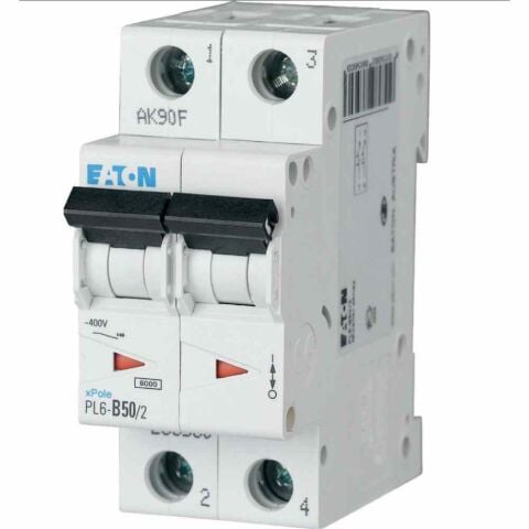 EATON PL6-B50/2 OTOMATİK SİGORTA - 6KA - B EĞRİSİ-EATON