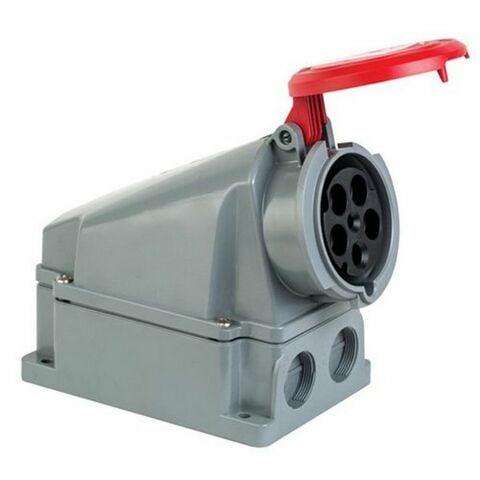 METE ENERJİ 5X63A. IP44 DUVAR PRİZİ -EĞİK GÖVDELİ- 406623