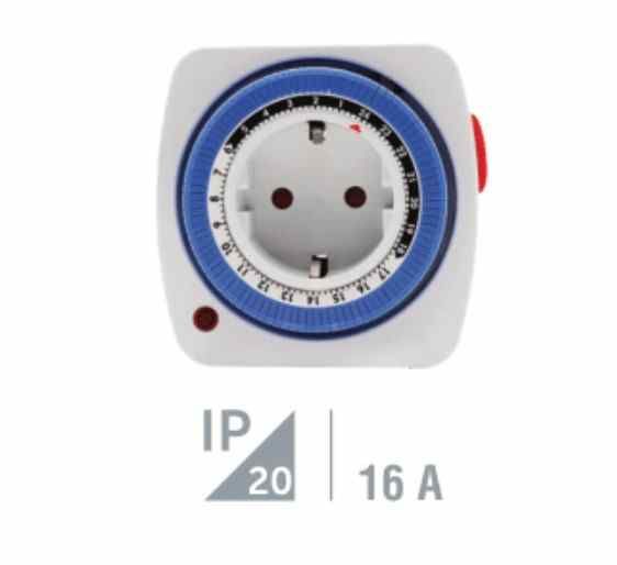 İNOLED MEKANİK PİRİZ TİP ZAMAN  SAATİ