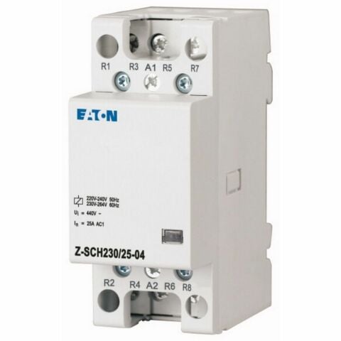 EATON Z-SCH230/25-04 RAY TİPİ KONTAKTÖR 25A 230VAC, 4NK