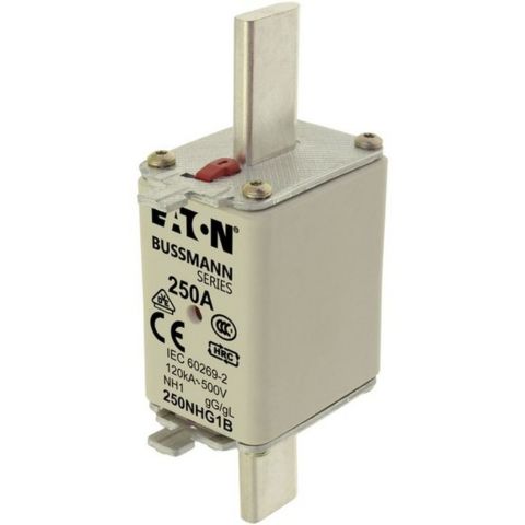 EATON 250NHG1B NH SİGORTA 1-BOY, GG/GL, 500V, 120KA - 250 A