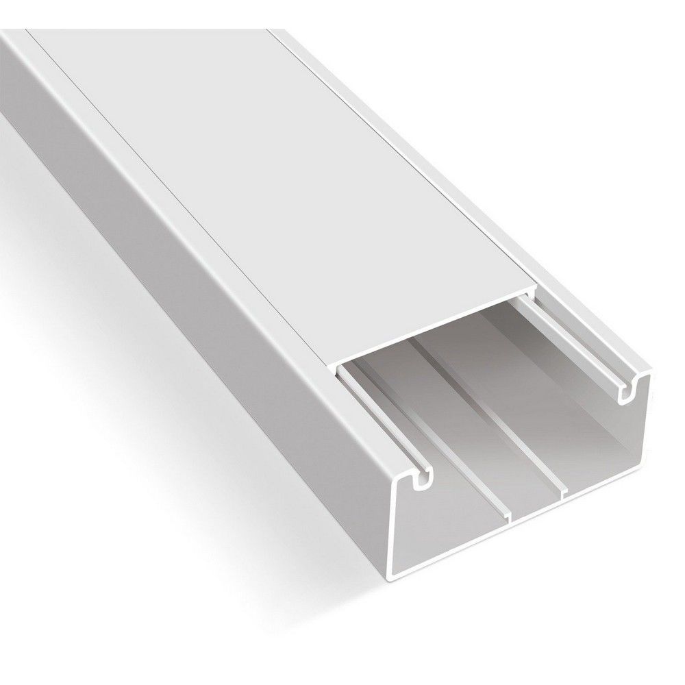 MUTLUSAN 100X50 KABLO KABLO KANALI EKO İÇTEN KAPAKLI (10 METRE)