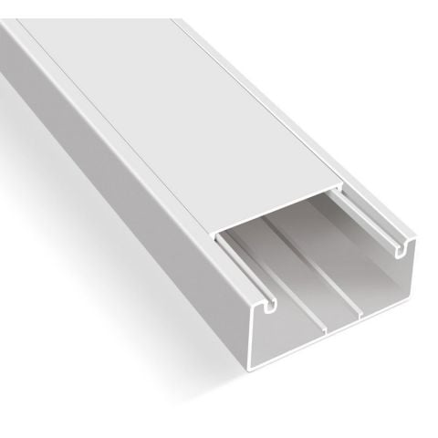 MUTLUSAN 100X50 KABLO KABLO KANALI EKO İÇTEN KAPAKLI (10 METRE)