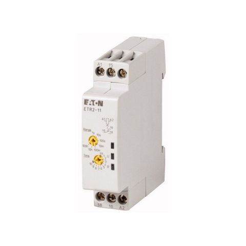 EATON ETR2-11 ELEKTRONİK ZAMAN RÖLESİ (17,5MM) - ÇEKMEDE GECİKME