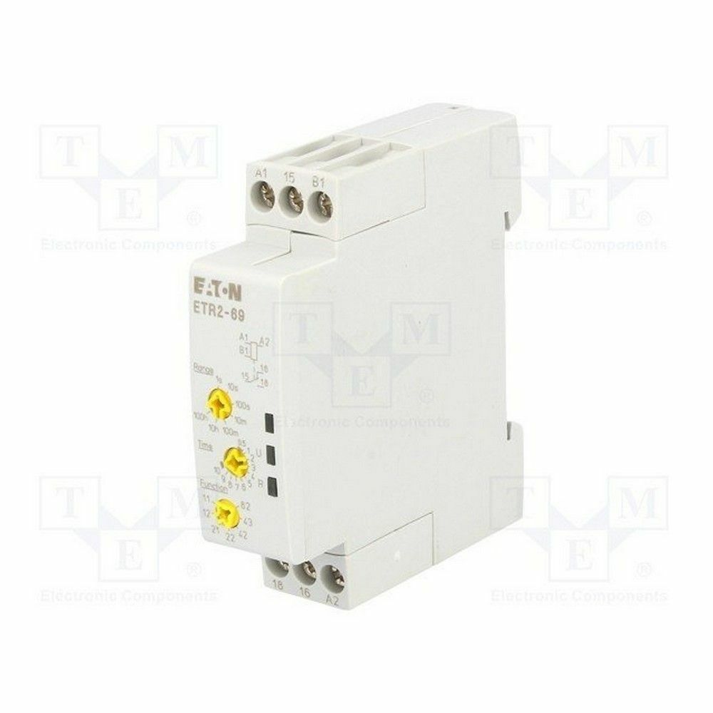 EATON ETR2-69 ELEKTRONİK ZAMAN RÖLESİ (17,5MM) - ÇOK FONKSİYONLU