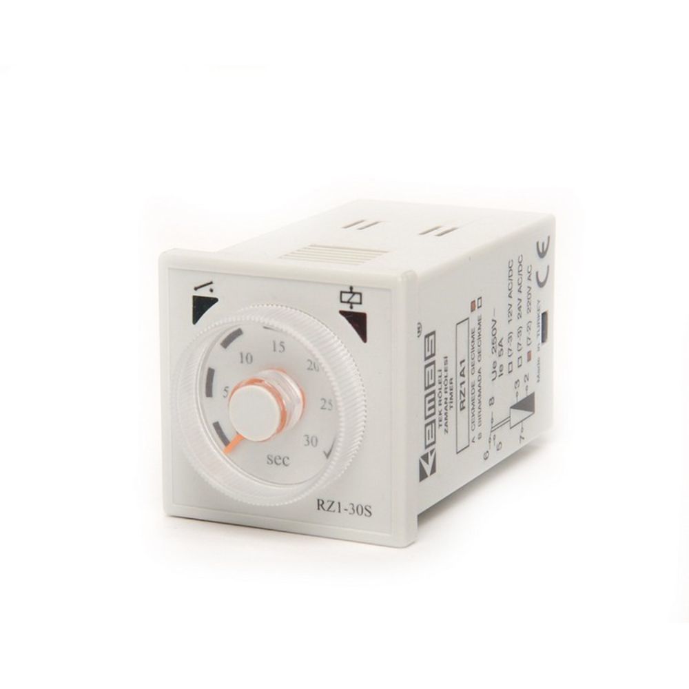EMAS RZ1A2C06S-5 ZAMAN RÖLESİ 06 SN ANALOG 220 V