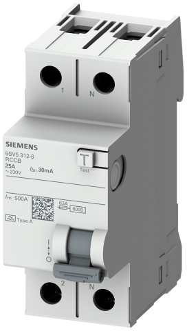 SIEMENS 30MA 1X25A KAÇAK AKIM KORUMA RÖLESİ A TİPİ