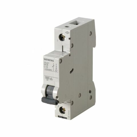 SIEMENS 5SL6106-7YA 6A 1 FAZLI 5SL CLASSİC ANAHTARLI OTOMATİK SİGORTA 6KA C TİPİ YAVAŞ KARAKTERLİ