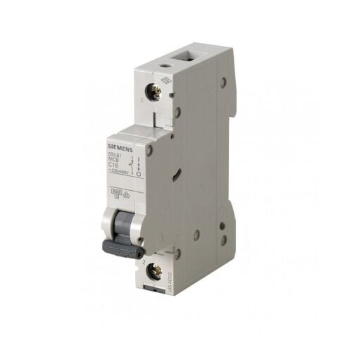 SIEMENS 5SL6110-6YA 10A 1 FAZLI 5SL CLASSİC ANAHTARLI OTOMATİK SİGORTA 6KA B TİPİ ÇABUK KARAKTERLİ