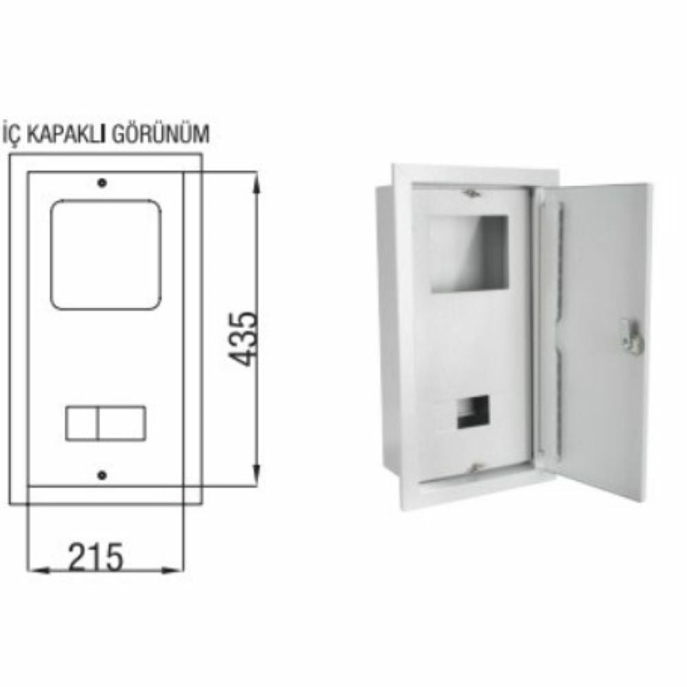 ÇETİNKAYA PANO 1 TRF SYÇ KOLON ÇIK S-A-ÇETİNKAYA ÇP 106