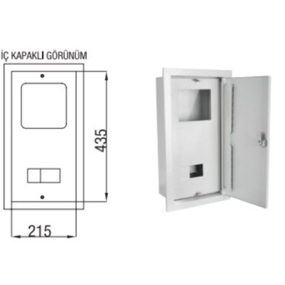 ÇETİNKAYA PANO 1 TRF SYÇ KOLON ÇIK S-A-ÇETİNKAYA ÇP 106