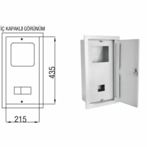 ÇETİNKAYA PANO 1 TRF SYÇ KOLON ÇIK S-A-ÇETİNKAYA ÇP 106