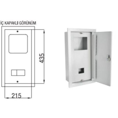 ÇETİNKAYA PANO 1 TRF SYÇ KOLON ÇIK S-A-ÇETİNKAYA ÇP 106