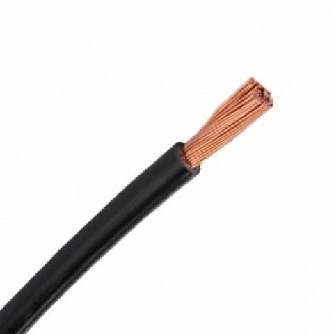 ÖZNUR 1X1,50 NYAF KABLO (SİYAH) (100 METRE)