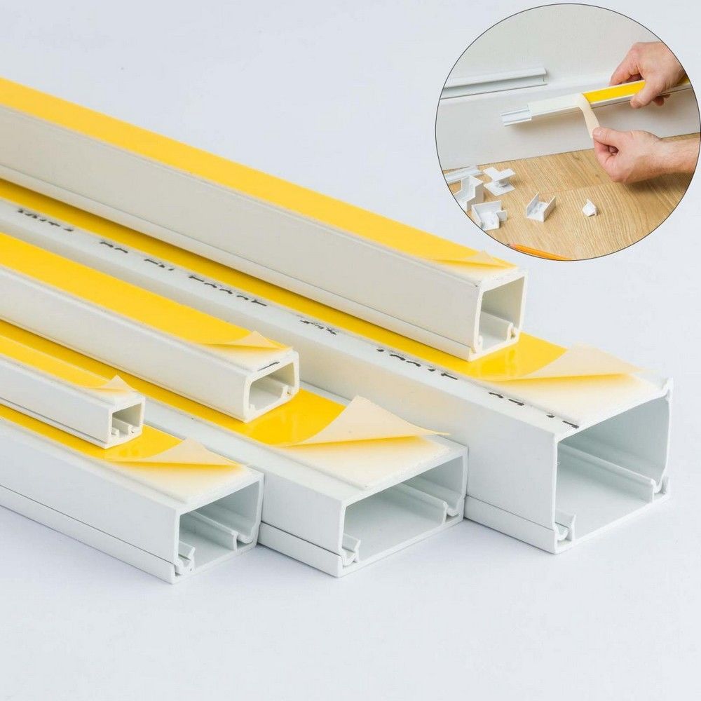 MUTLUSAN 60X40 KABLO KABLO KANALI EKO YAPIŞKANLI (40 METRE)