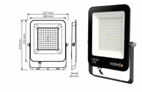İNOLED 100W EGRA LED PROJEKTÖR(B-6500K)