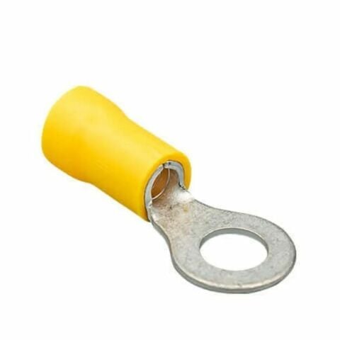 GWEST GYU-506 (100 ADET) 4-6MM2 SARI YUVARLAK İZOLELİ KABLO UCU