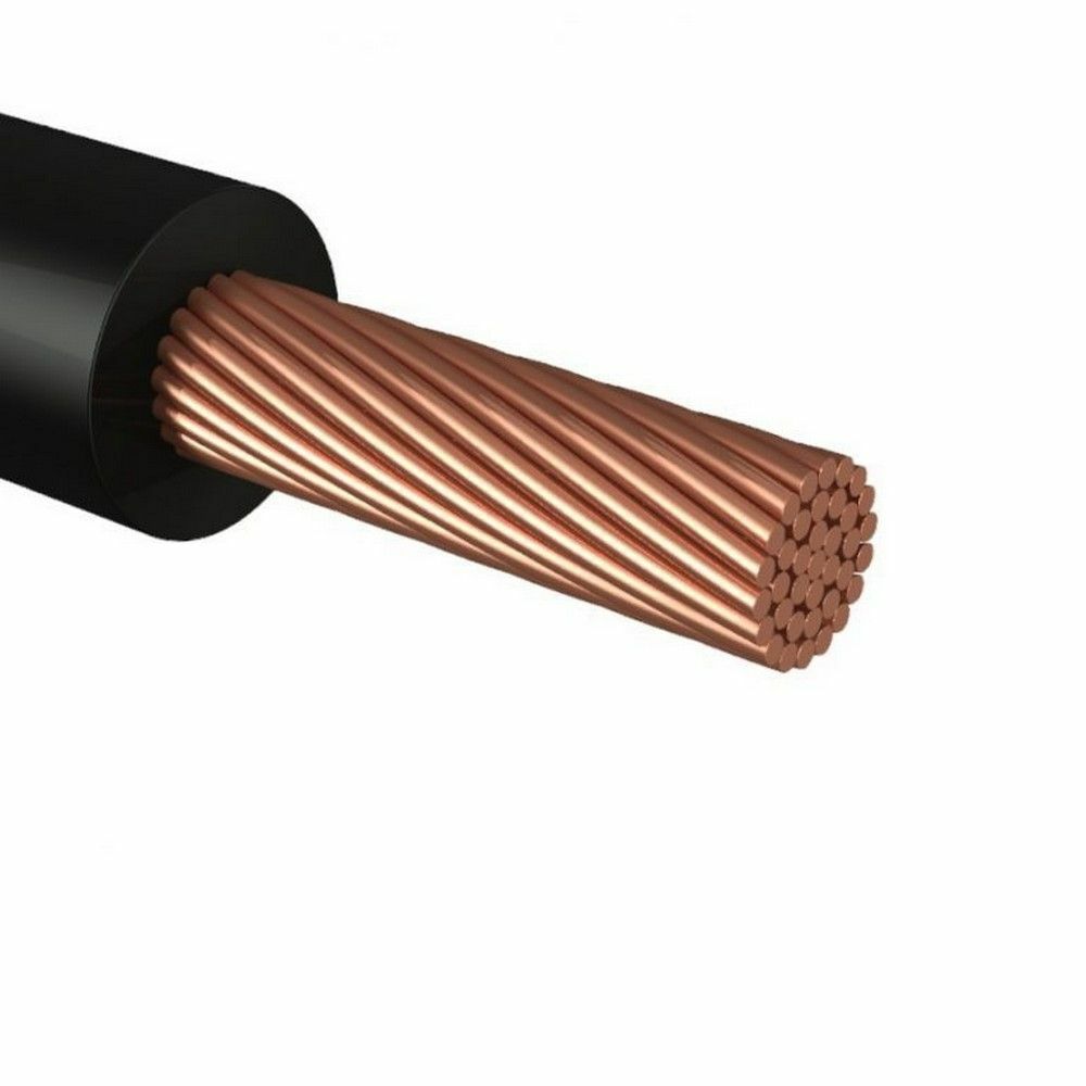 ÖZNUR 1X2,50 NYAF KABLO (SİYAH) (100 METRE)