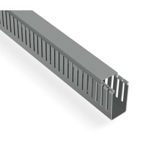 MUTLUSAN 40X60 KABLO KANALI (DELİKLİ) (GRİ) (48 METRE)