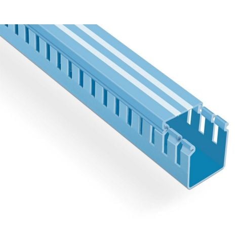 MUTLUSAN 60X60 KABLO KANALI (DELİKLİ) (MAVİ) (32 METRE)