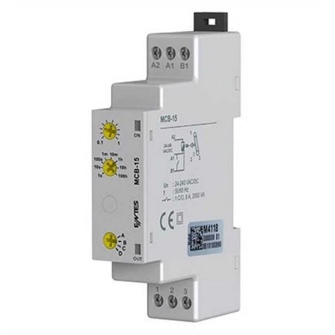 ENTES MCB-15 DIN1 24-240VAC/DC T/İ/A ÇOK FONKSİYONLU ZAMAN RÖLESİ