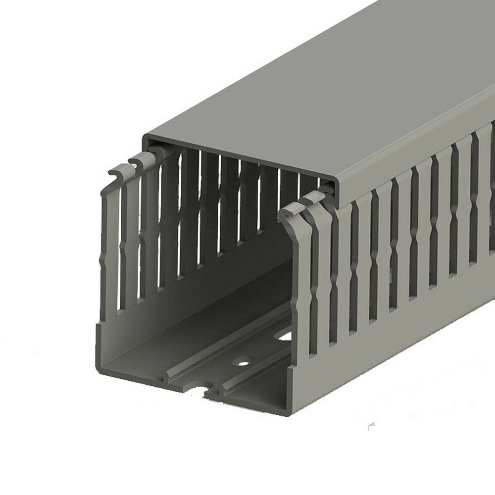 MUTLUSAN 60X60 KABLO KANALI (DELİKLİ) (GRİ) (32 METRE)