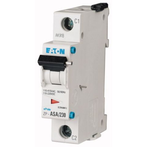 EATON ZP-ASA/230 MİNYATÜR DEVRE KESİCİ AKSESUARI: ŞÖNT AÇTIRMA BOBİNİ 110-415VAC/110-220VDC (HL,PL6,PL7 İÇİN)