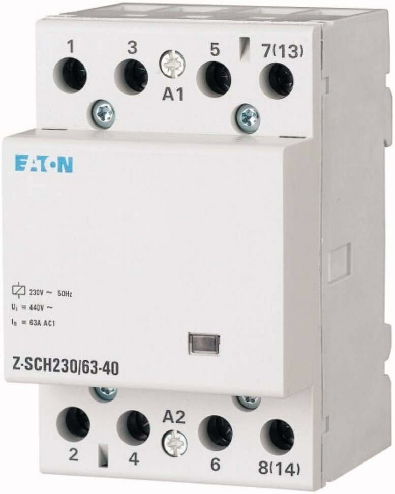 EATON 248856 Z-SCH230-63-40 RAY TİPİ KONTAKTÖR 63A 230V,- F KONTAKTÖR