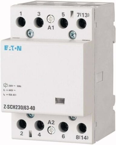 EATON 248856 Z-SCH230-63-40 RAY TİPİ KONTAKTÖR 63A 230V,- F KONTAKTÖR