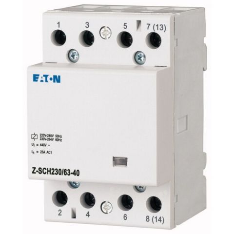 EATON 248856 Z-SCH230-63-40 RAY TİPİ KONTAKTÖR 63A 230V,- F KONTAKTÖR