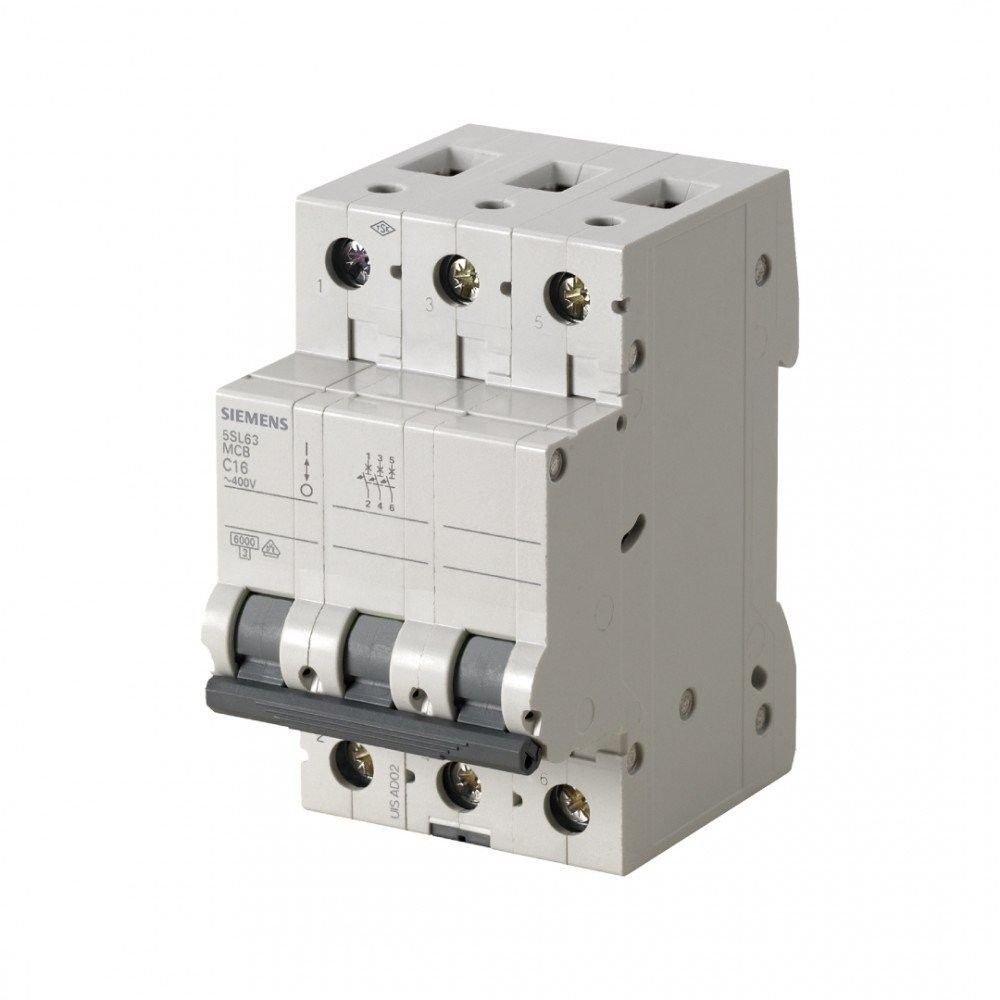 SIEMENS 5SL6340-7YA 40A 3 FAZLI 5SL CLASSİC ANAHTARLI OTOMATİK SİGORTA 6KA C TİPİ YAVAŞ KARAKTERLİ