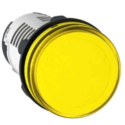 SCHNEIDER YUVARLAK PİLOT IŞIĞI ÇAP 22 SARI ENTEGRE LED 230 V VİDA KELEPÇ TERMİNALİ 3389110839777