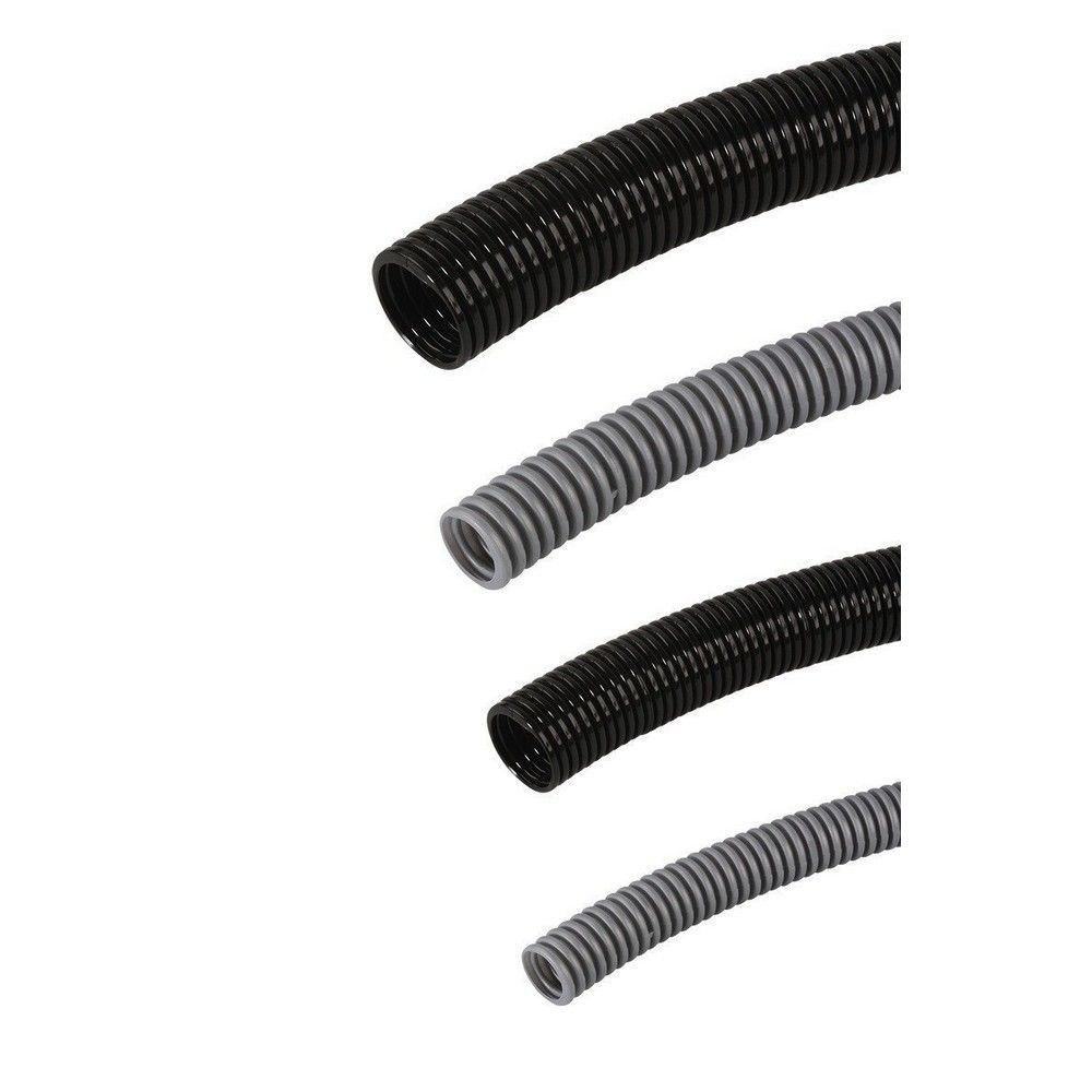 MUTLUSAN Ø7 POLYPROPILEN SPİRAL BORU (SİYAH) (100 METRE)