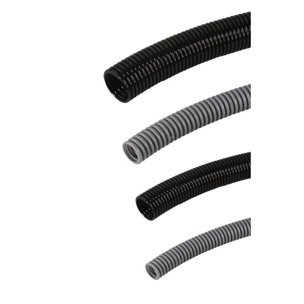 MUTLUSAN Ø7 POLYPROPILEN SPİRAL BORU (SİYAH) (100 METRE)