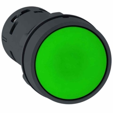 SCHNEIDER 22 MM YEŞİL YAYLI 1NA BUTON PLASTİK SERİ 3606480470011