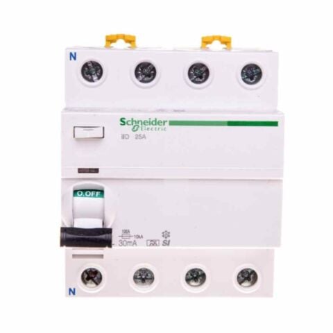 SCHNEIDER A9R61425 4X25A 30MA SI TİP İID KAÇAK AKIM KORUMA RÖLESİ 3606480089572
