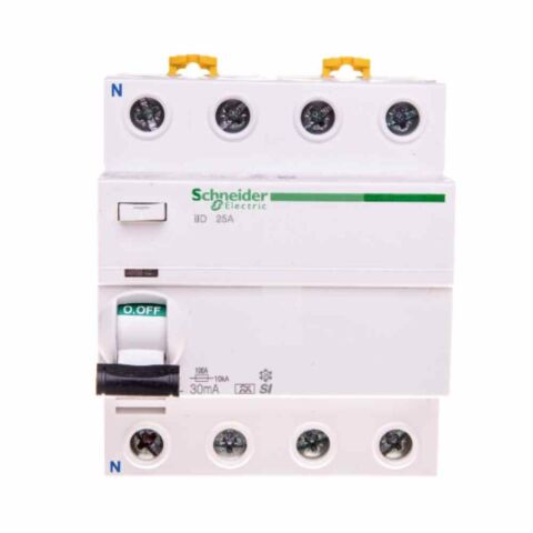 SCHNEIDER A9R61425 4X25A 30MA SI TİP İID KAÇAK AKIM KORUMA RÖLESİ 3606480089572