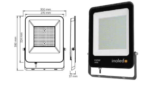 İNOLED 150W EGRA LED PROJEKTÖR(B-6500K)
