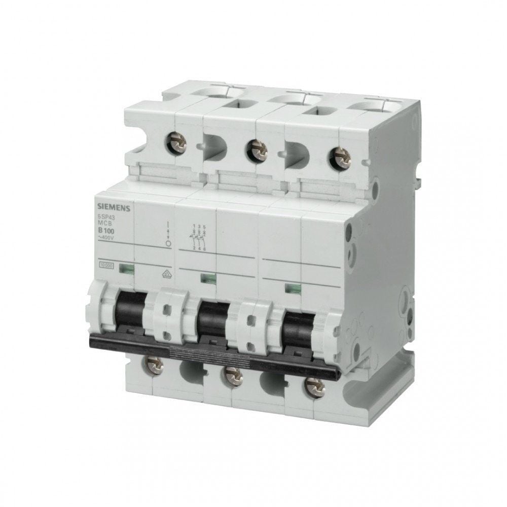 SIEMENS 5SP4392-7 125A 3 FAZLI 70MM OTOMAT ANAHTARLI OTOMATİK SİGORTA 10KA C TİPİ YAVAŞ KARAKTERLİ