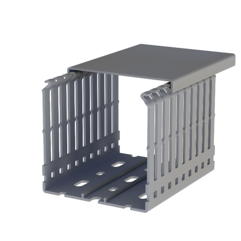 KLEMSAN KKD 8080 80X80 KABLO KANALI (GRI) 5558080 (20 ADET)