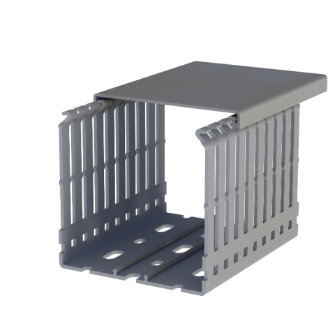 KLEMSAN KKD 8080 80X80 KABLO KANALI (GRI) 5558080 (20 ADET)