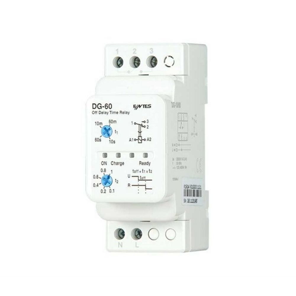 ENTES DG-60 PK28 220VAC T-İ DÜŞMEDE GECİKMELİ ZAMAN RÖLESİ