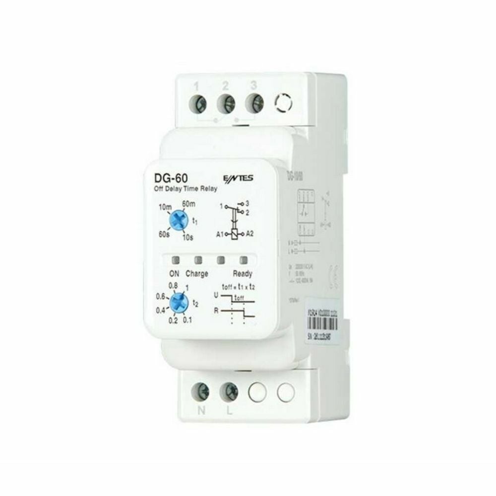 ENTES DG-60 PK28 220VAC T-İ DÜŞMEDE GECİKMELİ ZAMAN RÖLESİ