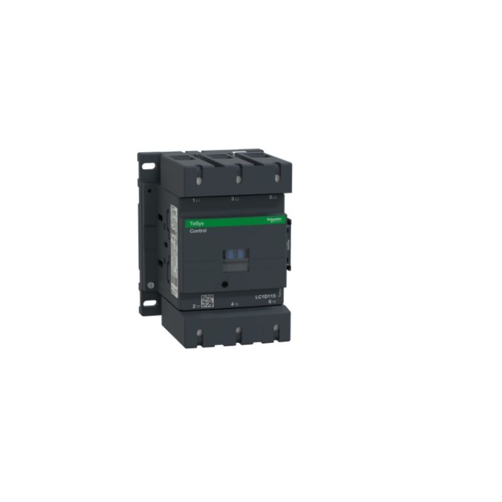 SCHNEIDER LC1D115BD TESYS D KONTAKTÖR 3P(3 NA) AC3 <= 440 V 115 A 24 V DC BOBİN 3389110376463