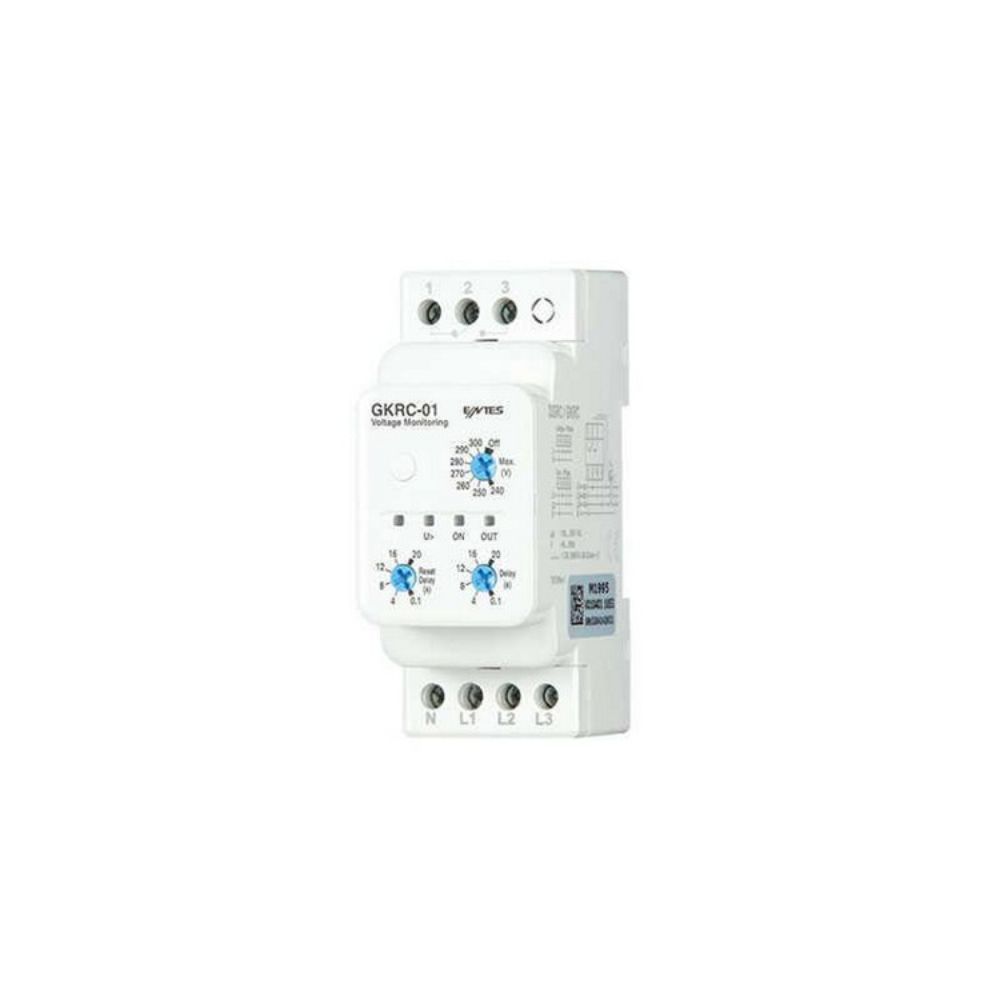 ENTES GKRC-01 PK28 230VAC T-İ 3 CAP. GERİLİM KORUMA RÖLESİ