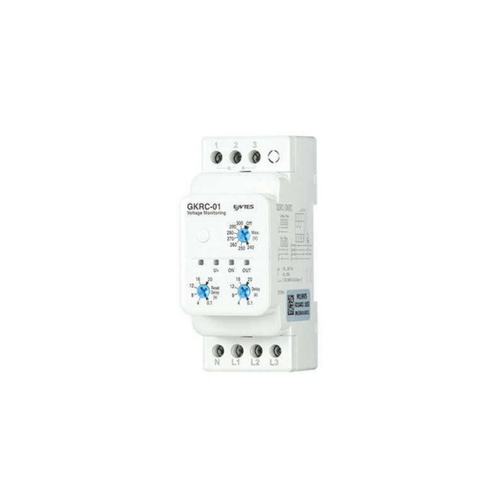 ENTES GKRC-01 PK28 230VAC T-İ 3 CAP. GERİLİM KORUMA RÖLESİ